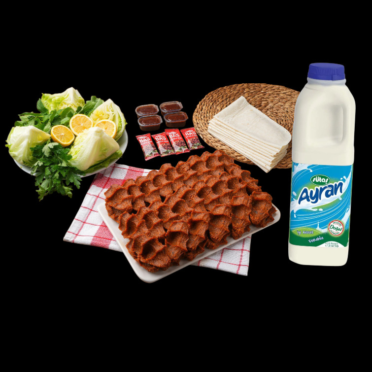 1000 Gr Çiğ Köfte 1 Lt. Ayran