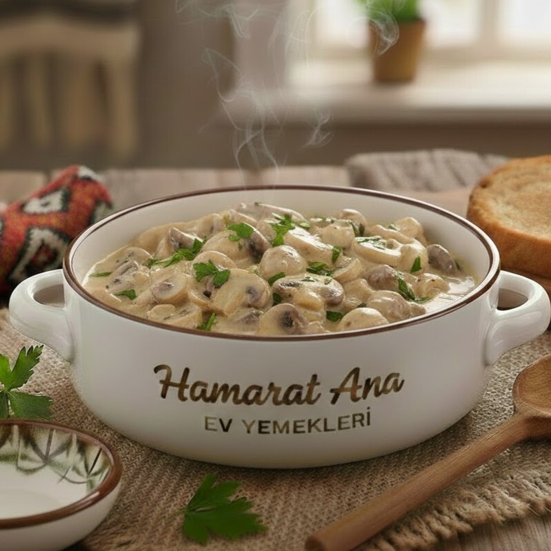Hamarat Ana'dan Kremalı Mantarlı Tavuk