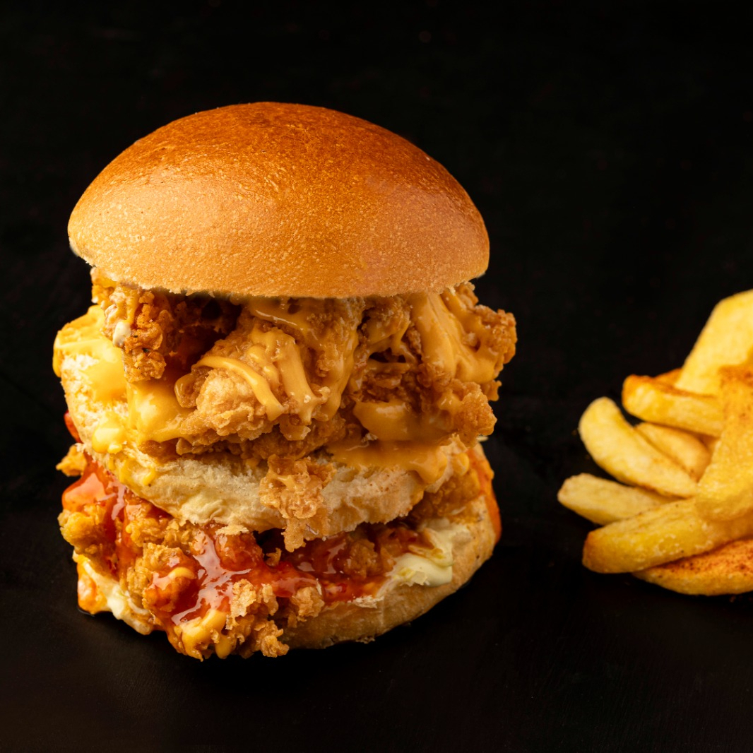 EMPIRE STATE CHICKEN BURGER MENU
