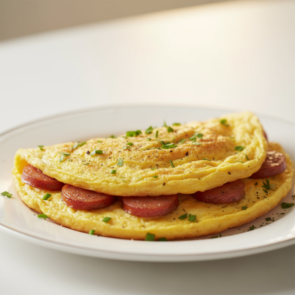Sosisli Omlet