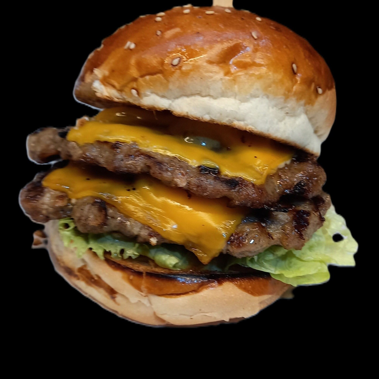Double Cheeseburger Menü