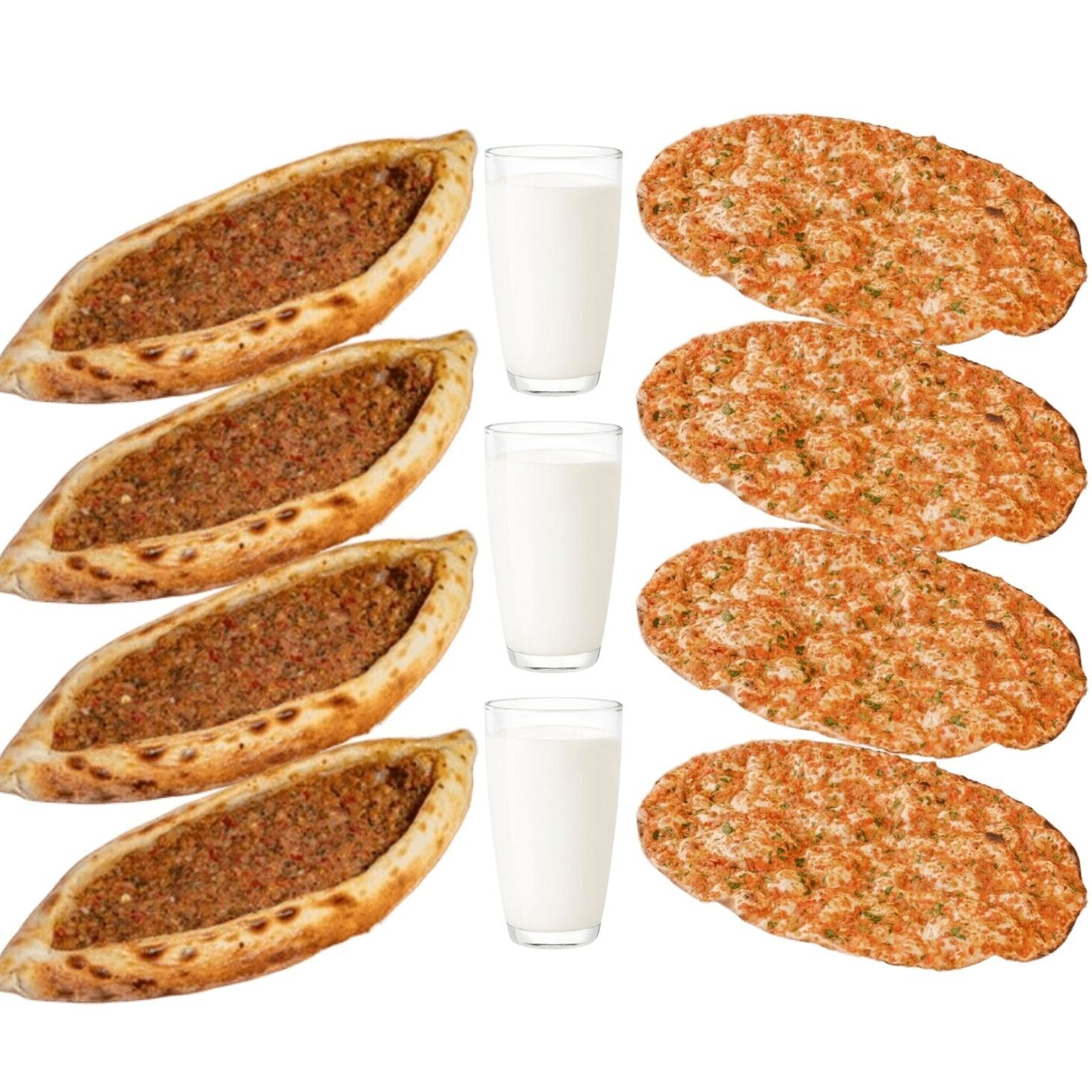 4 'Lü Kıymalı Cantık & 4'Lü Lahmacun Menü