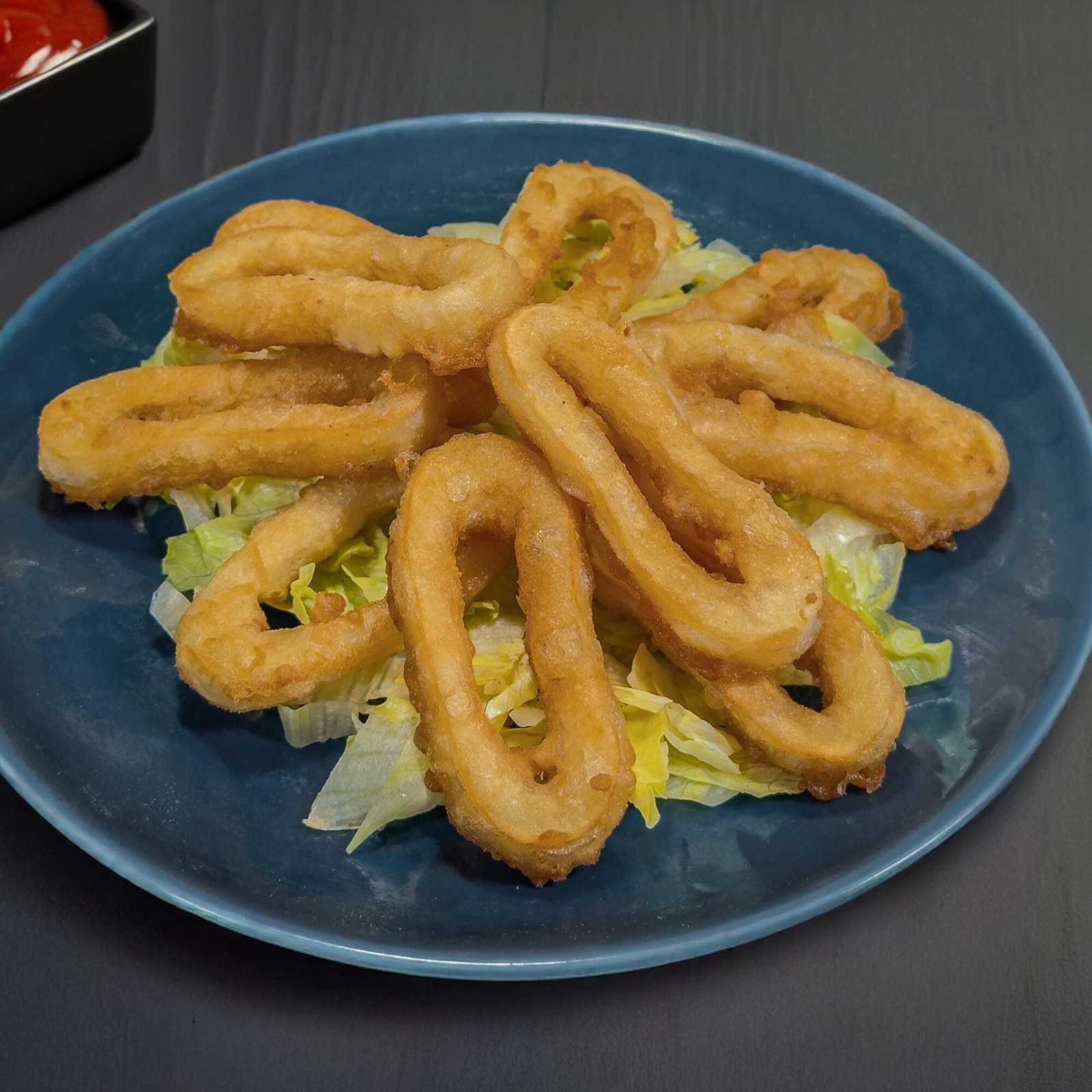Calamari Tempura (Kızarmış Kalamar) (8 Adet)