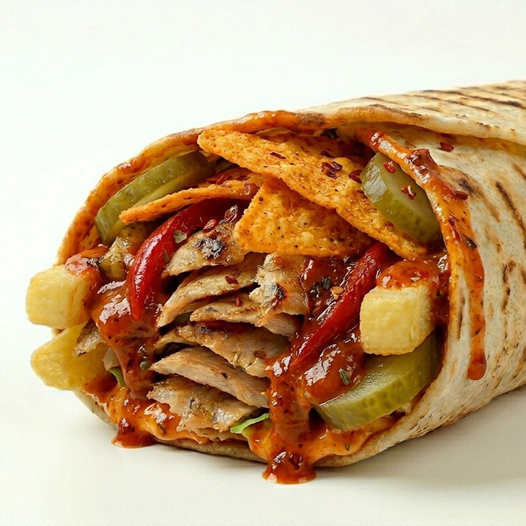 Meksika Acılı Tavuk Döner Dürüm