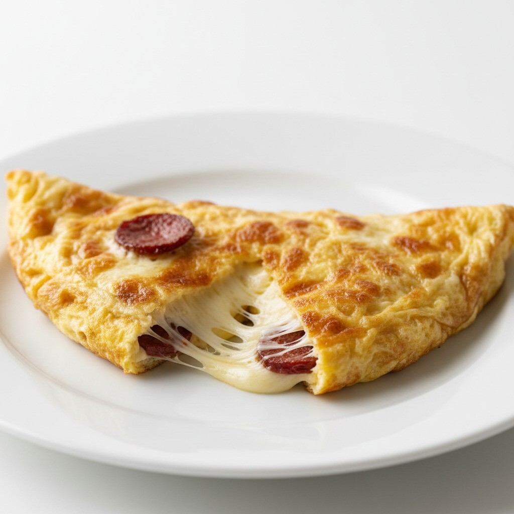 Sucuklu & Kaşarlı Omlet