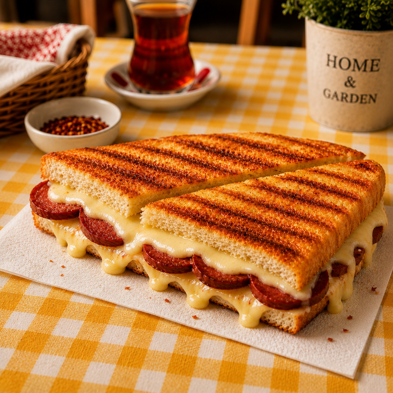 Sucuklu Tost