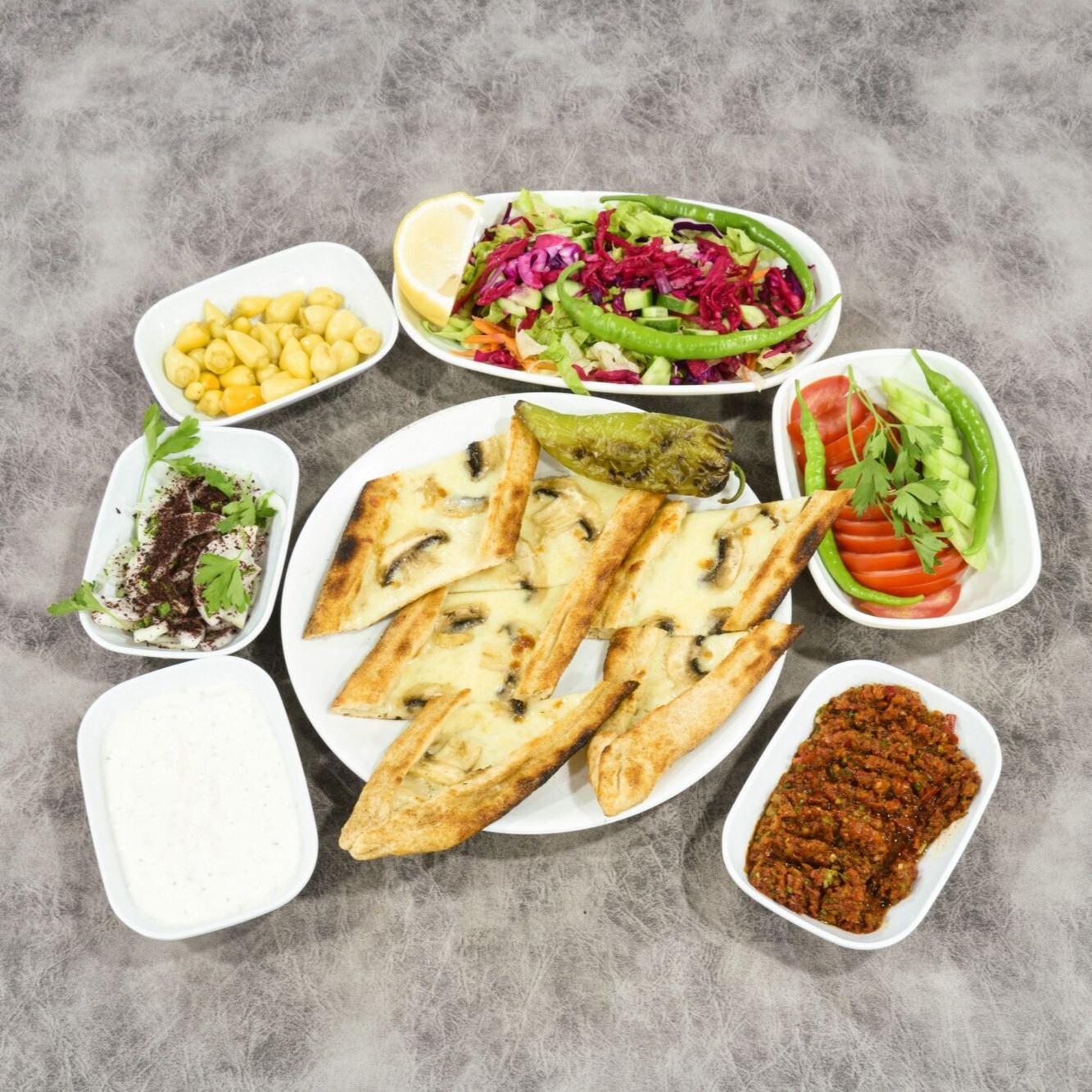 Mantarlı Kaşarlı Pide Menü 2