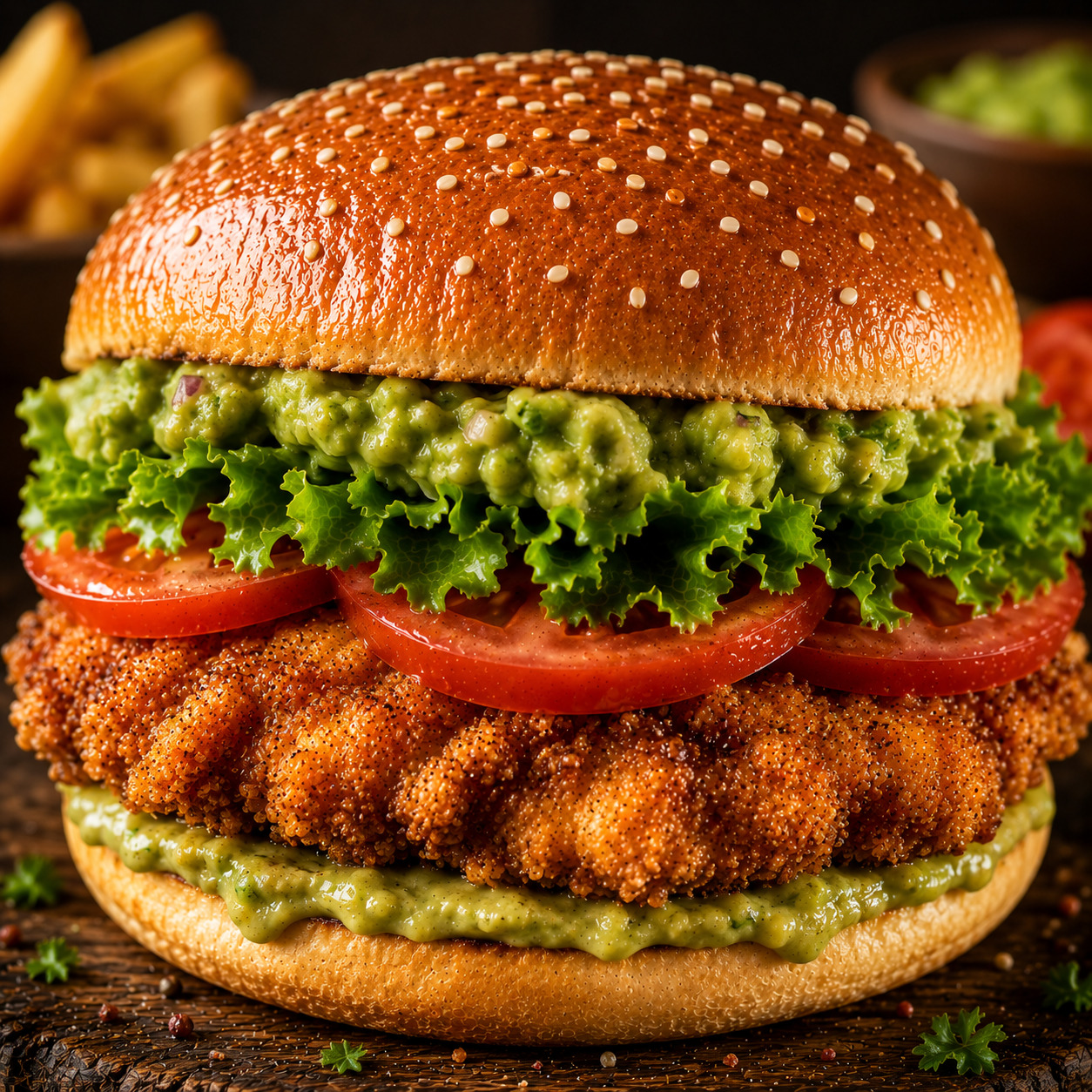 Guacamole Chicken Burger