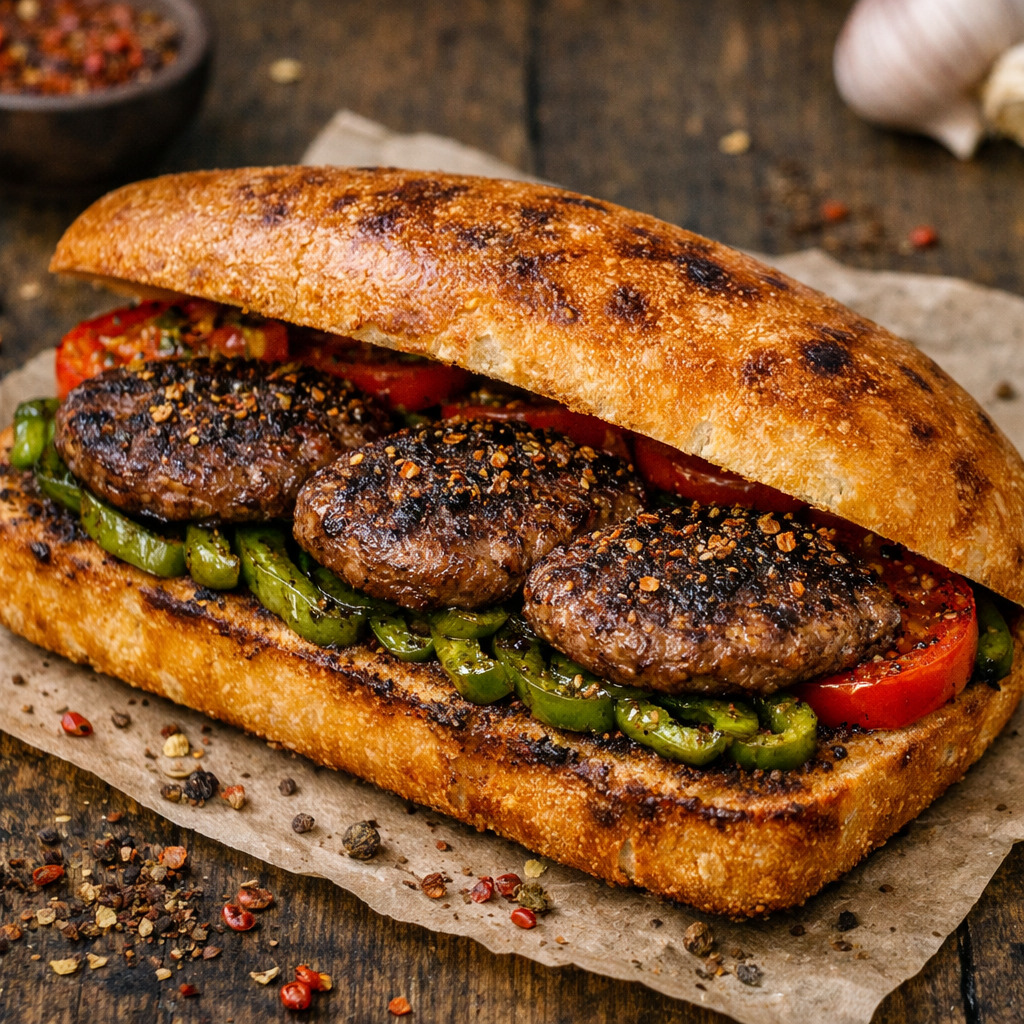 Üç Çeyrek Ekmek Arası Izgara Köfte