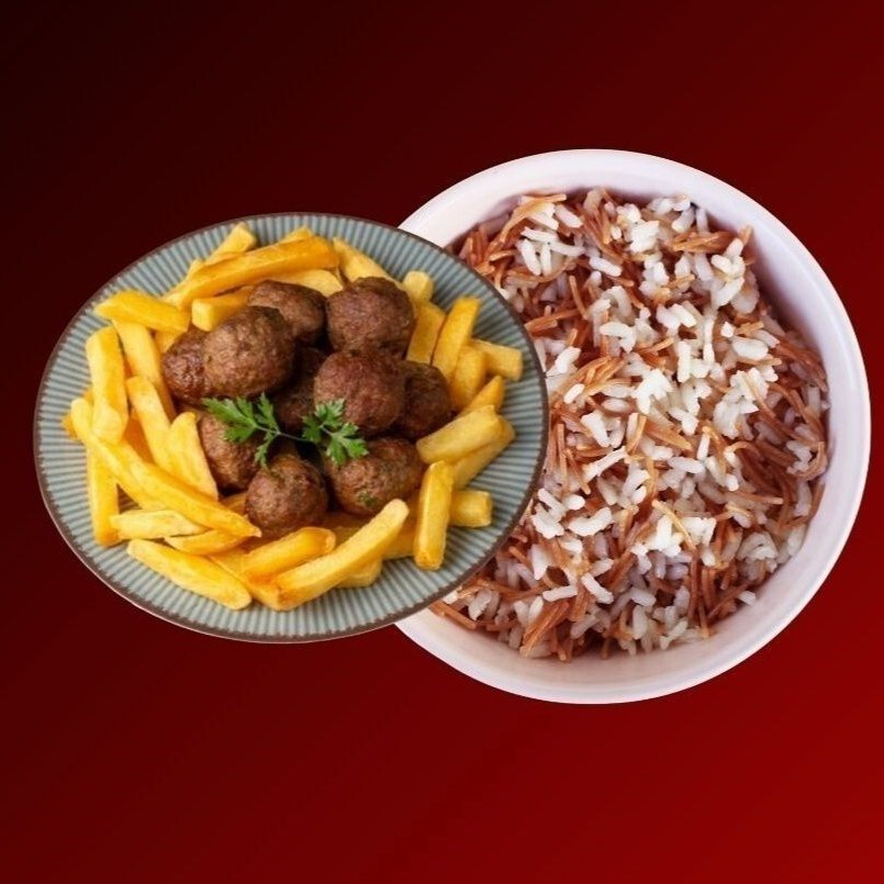 Kuru Misket Köfte & Şehriyeli Pilav