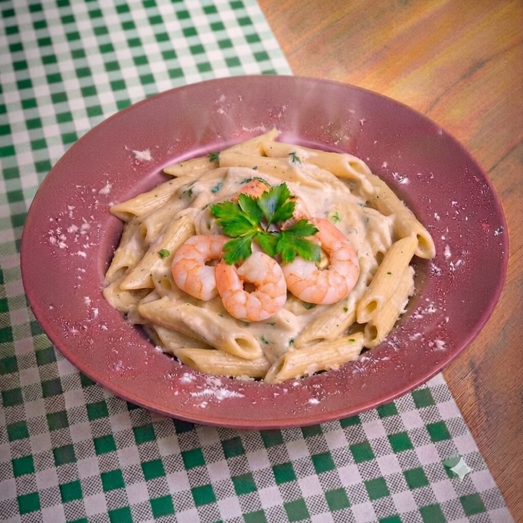 Karides Krema Penne Makarna