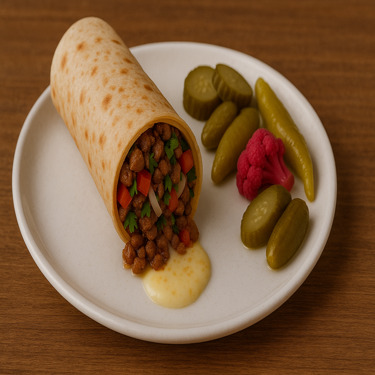 Kaşarlı Et Tantuni Dürüm