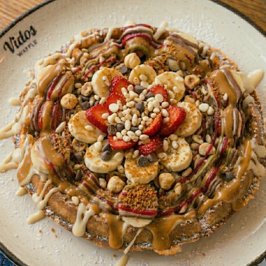Lotuslu Waffle (Büyük Hamur)