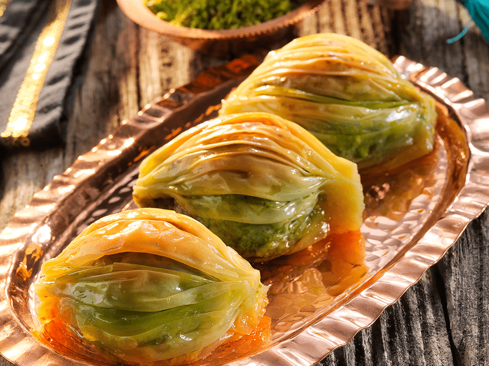 Fıstıklı Midye Baklava (Porsiyon)