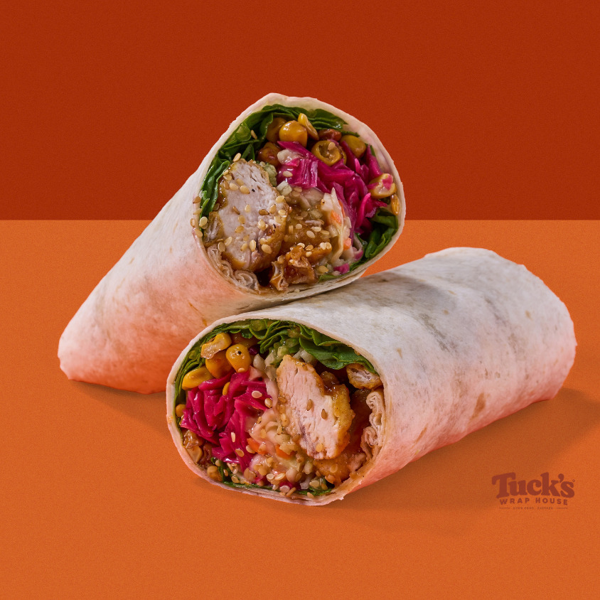 Korean BBQ Crispy Chicken Wrap
