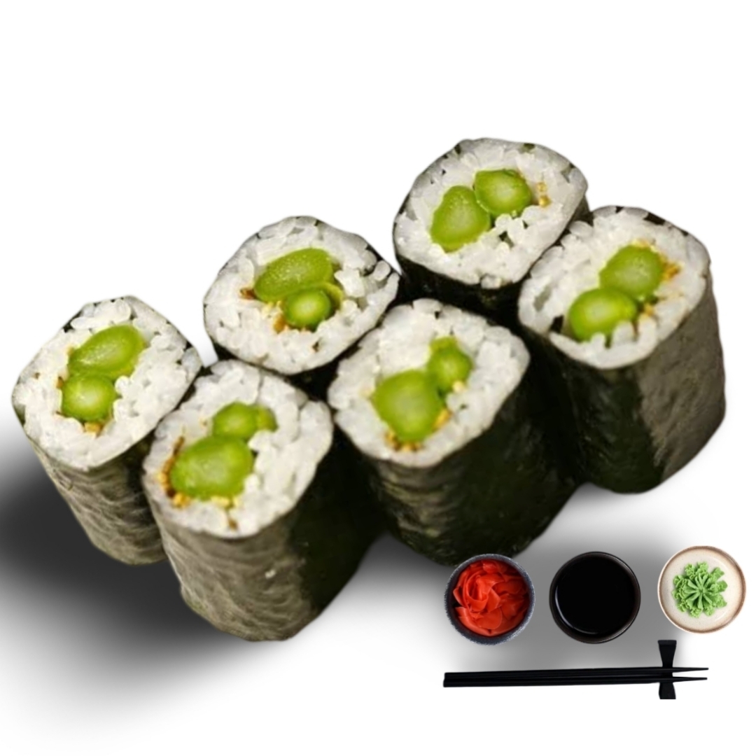 193- Asparagus Maki Roll (6 Pcs.)