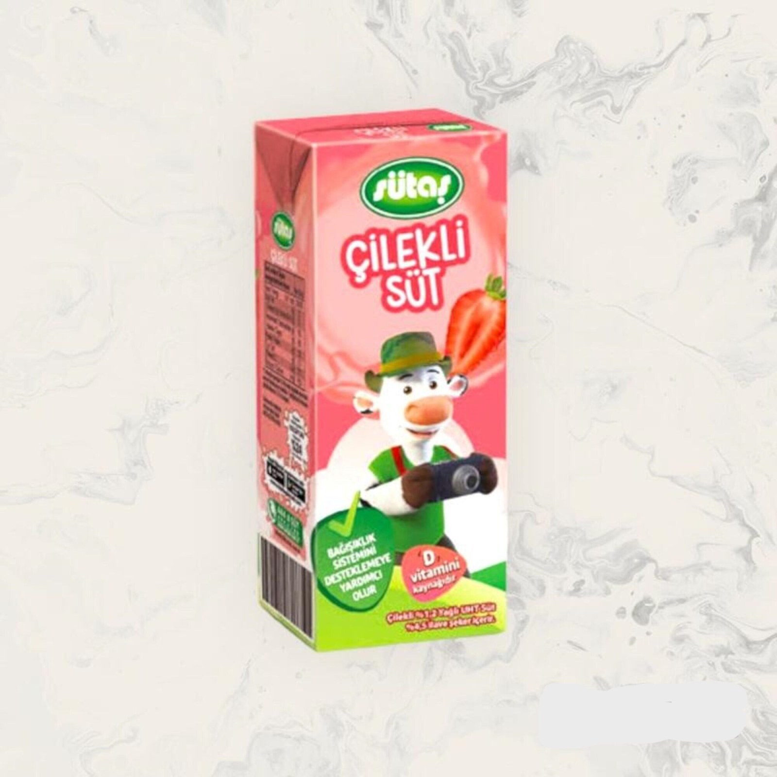 Çilekli Süt
