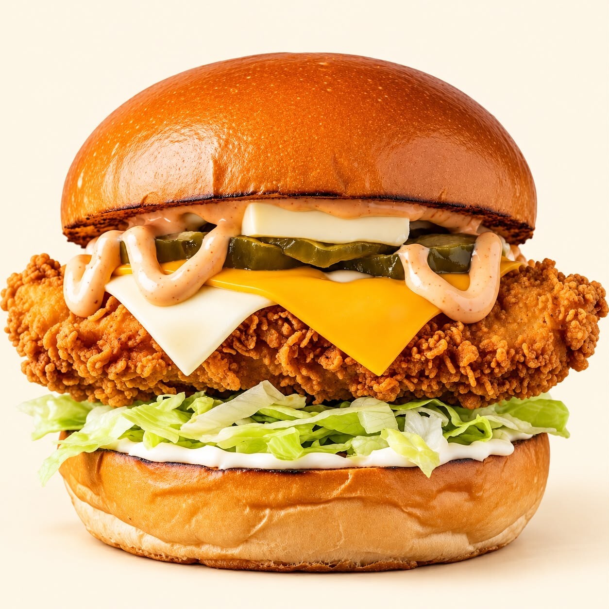 Crispy Peri Peri Burger