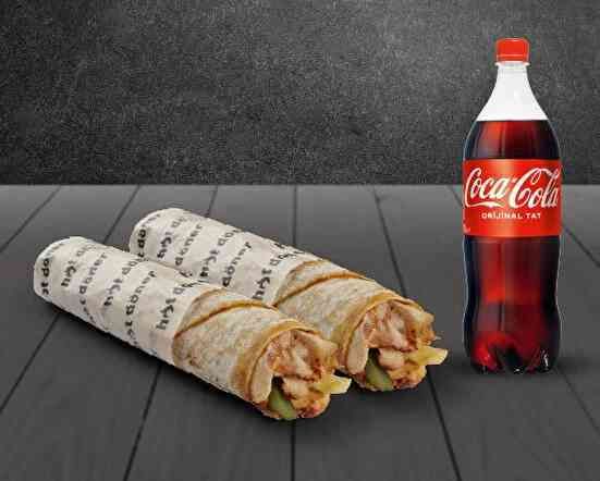 İkili Tavuk Jumbo Dürüm Menü