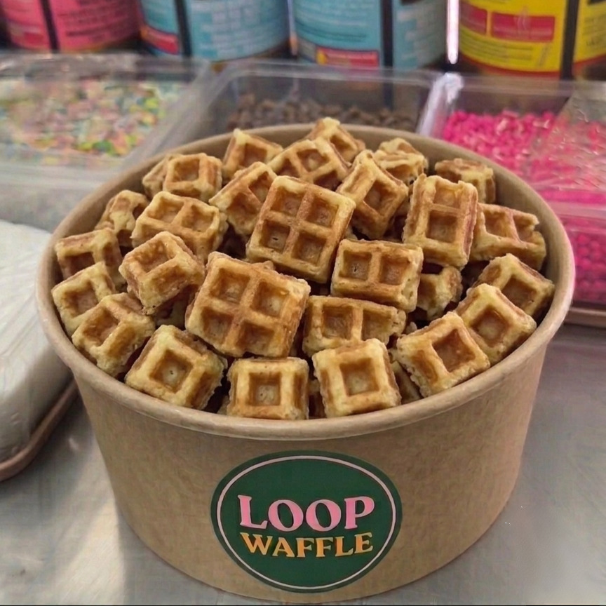 Kendi Belçika Waffle Bowl'unu Oluştur