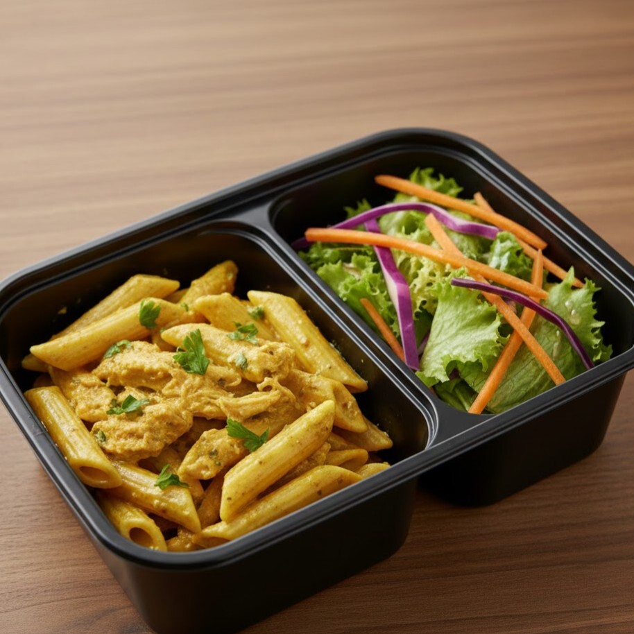 Körili Kremalı Penne (Tavuksuz)