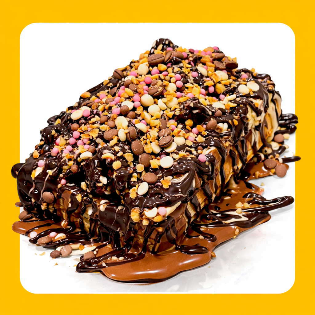 Kara Sevda Waffle 🖤 (Büyük Hamur)