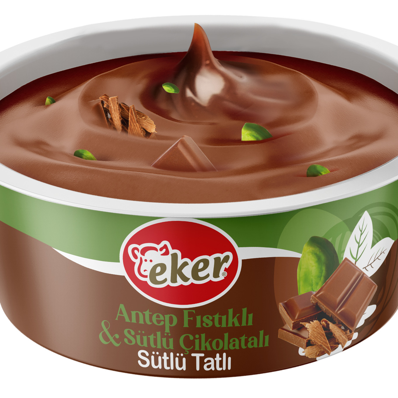 Antep Fıstıklı Sütlü Çikolata (125gr.)