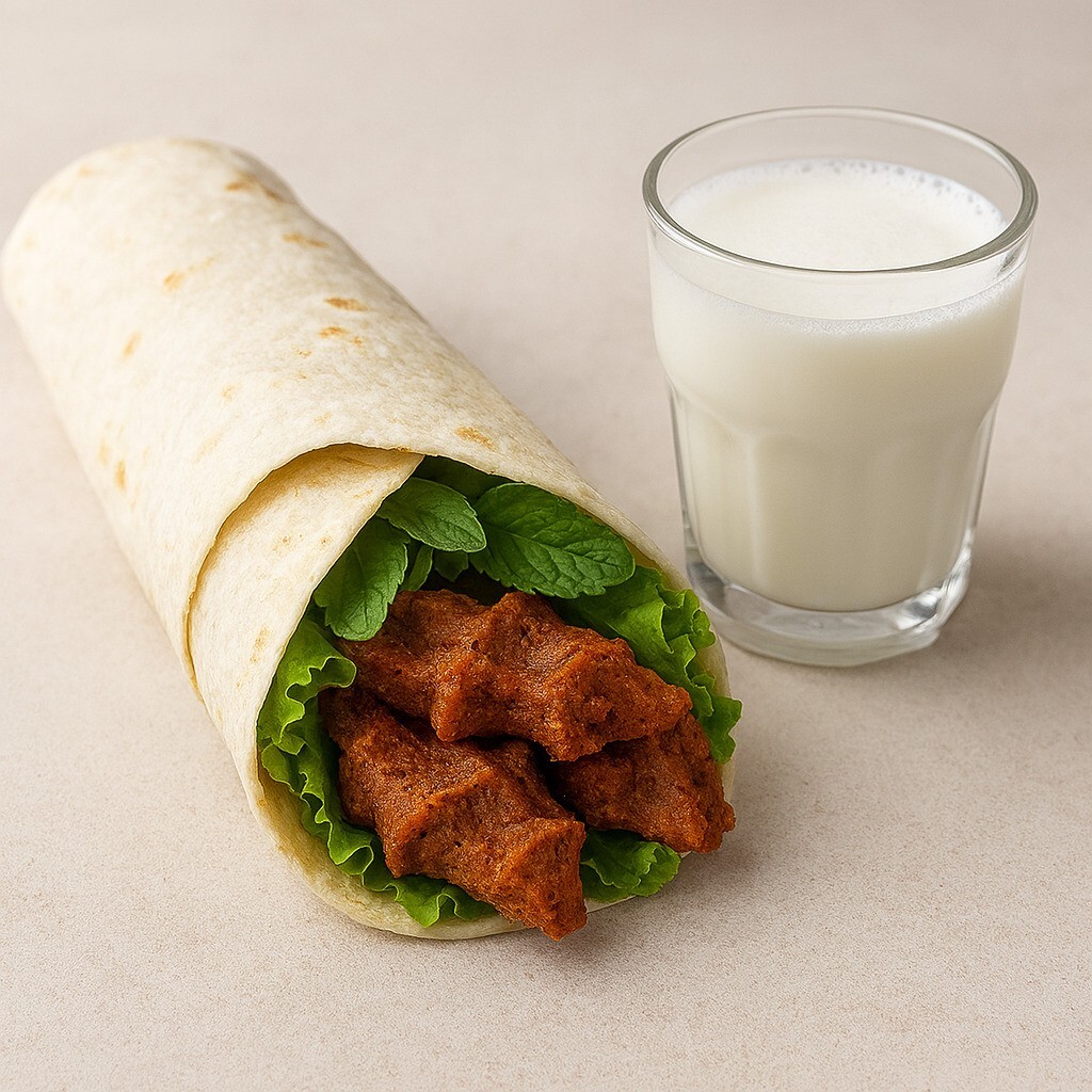 Double Dürüm + Küçük Ayran ( 170. ml )