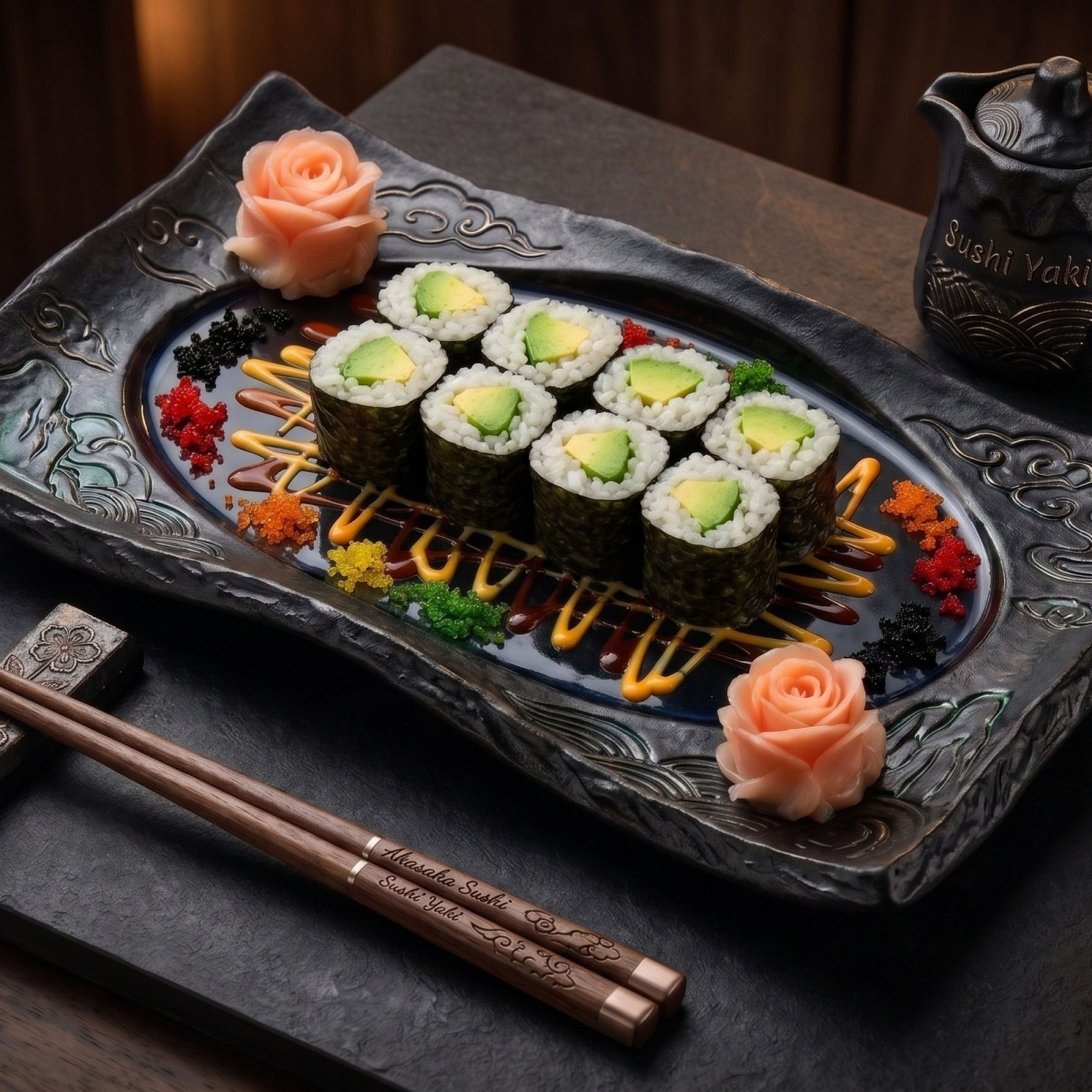 180- Avokado Maki Roll (6 Pcs.)