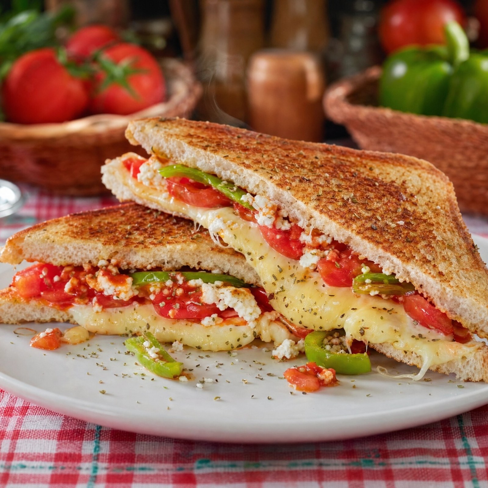 Sebzeli Tost