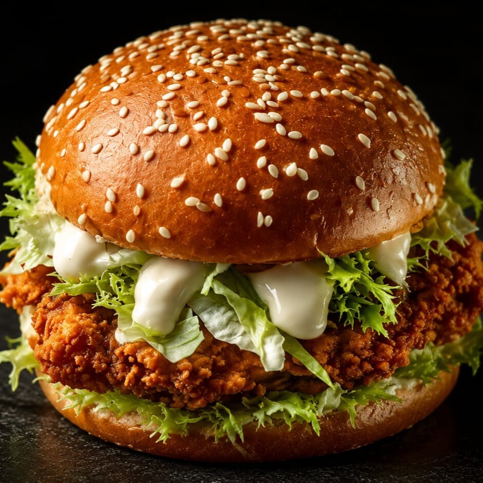 Chicken Burger (İçecek + Patates)