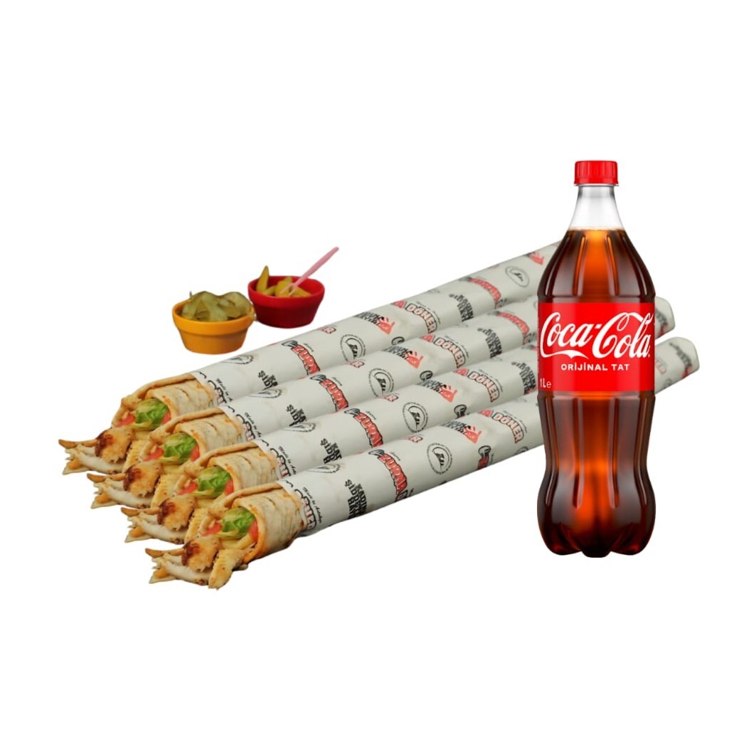 4'lü Full Zurna Döner Menü
