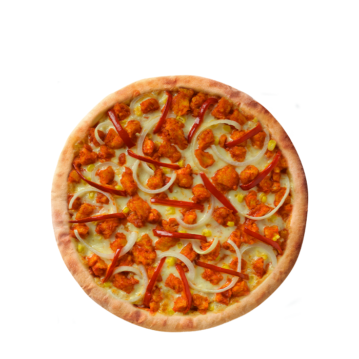 Acılı Tavuklu Pizza (Küçük Boy)