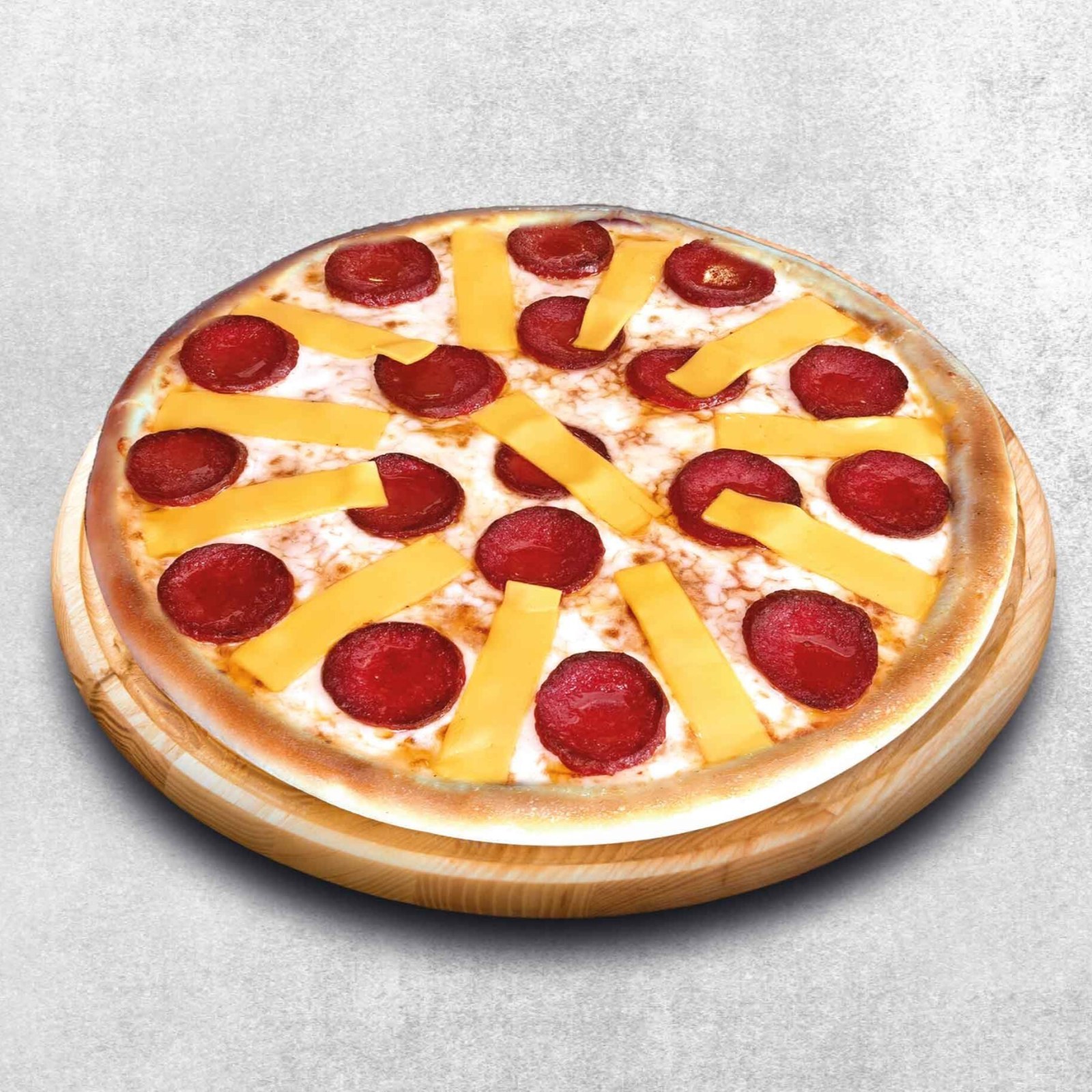 Kasap Sucuklu Cheddarlı Pizza (Büyük Boy)