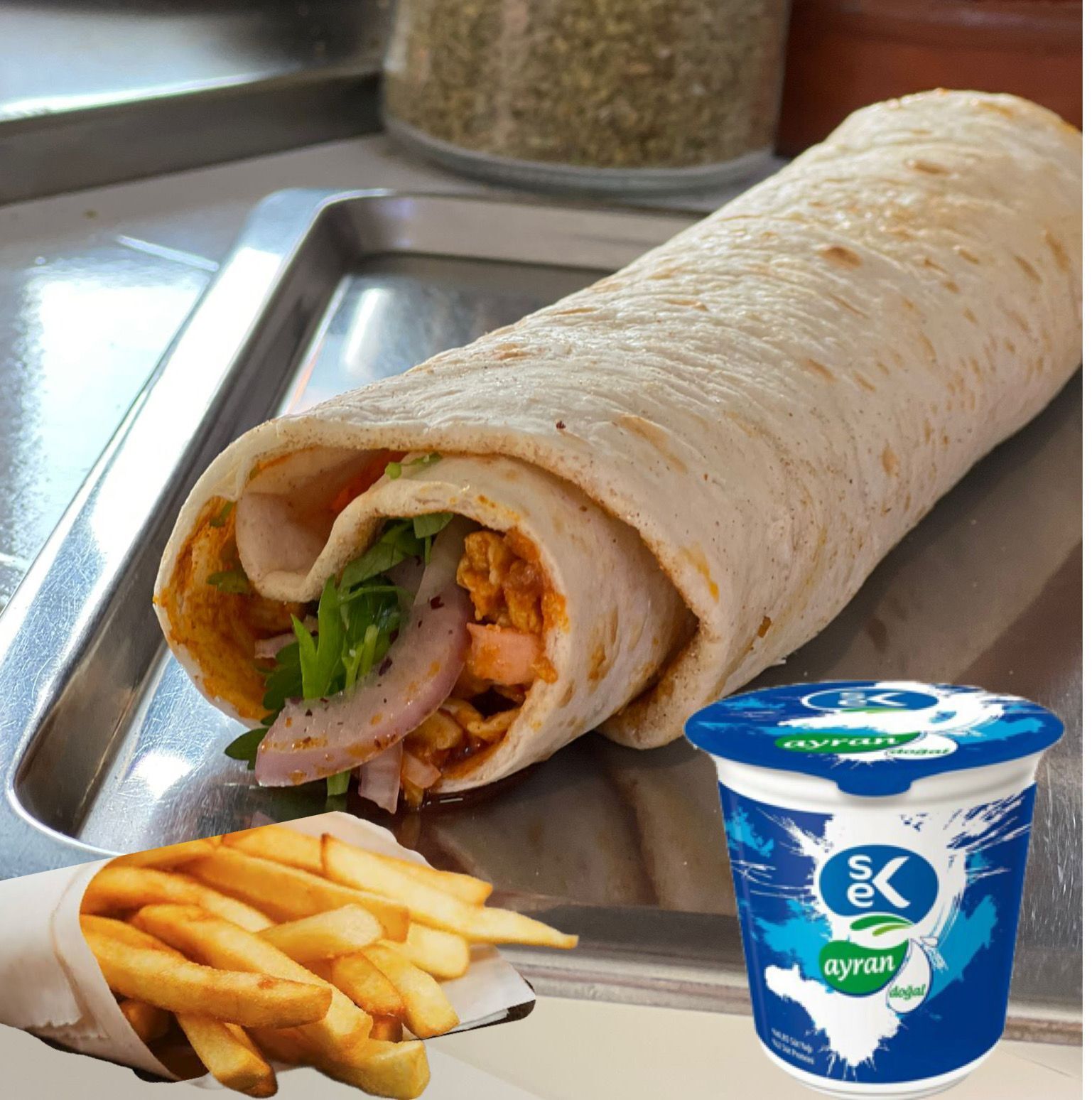 Tavuk Tantuni Dürüm Menü