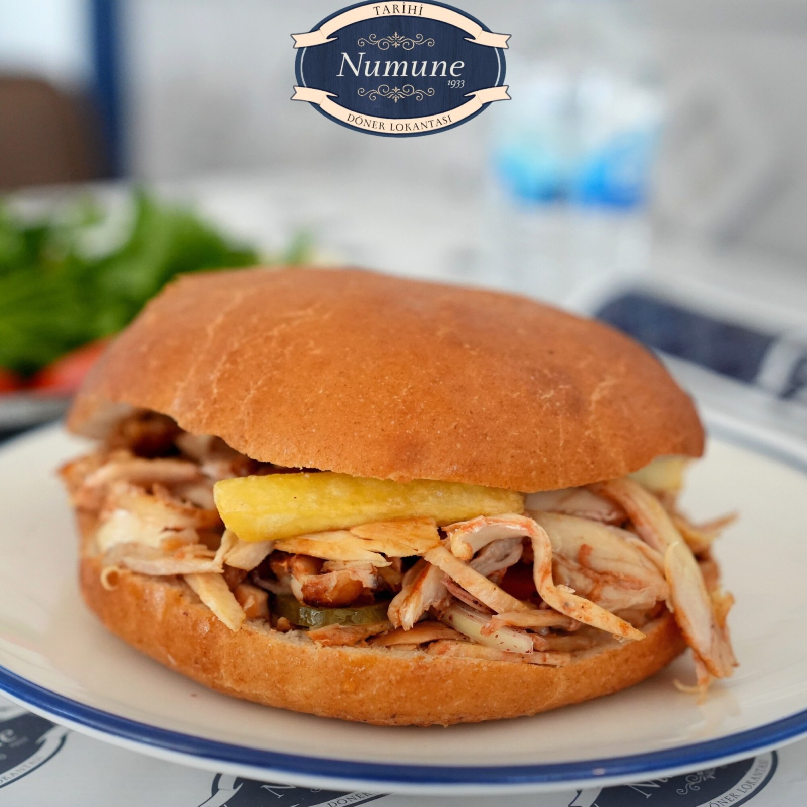 Tombik Ekmek Arası Tavuk Döner (80 gr.)