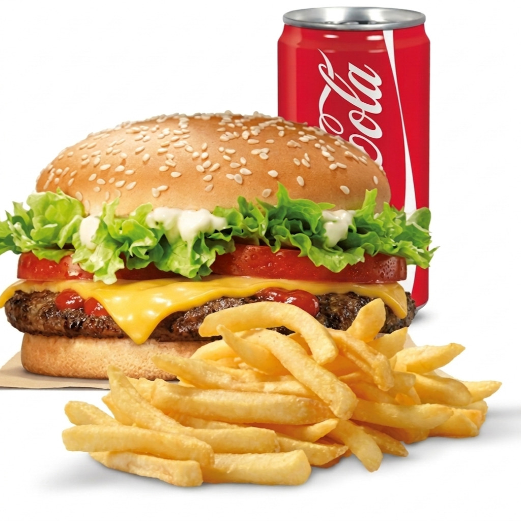Cheeseburger Menü