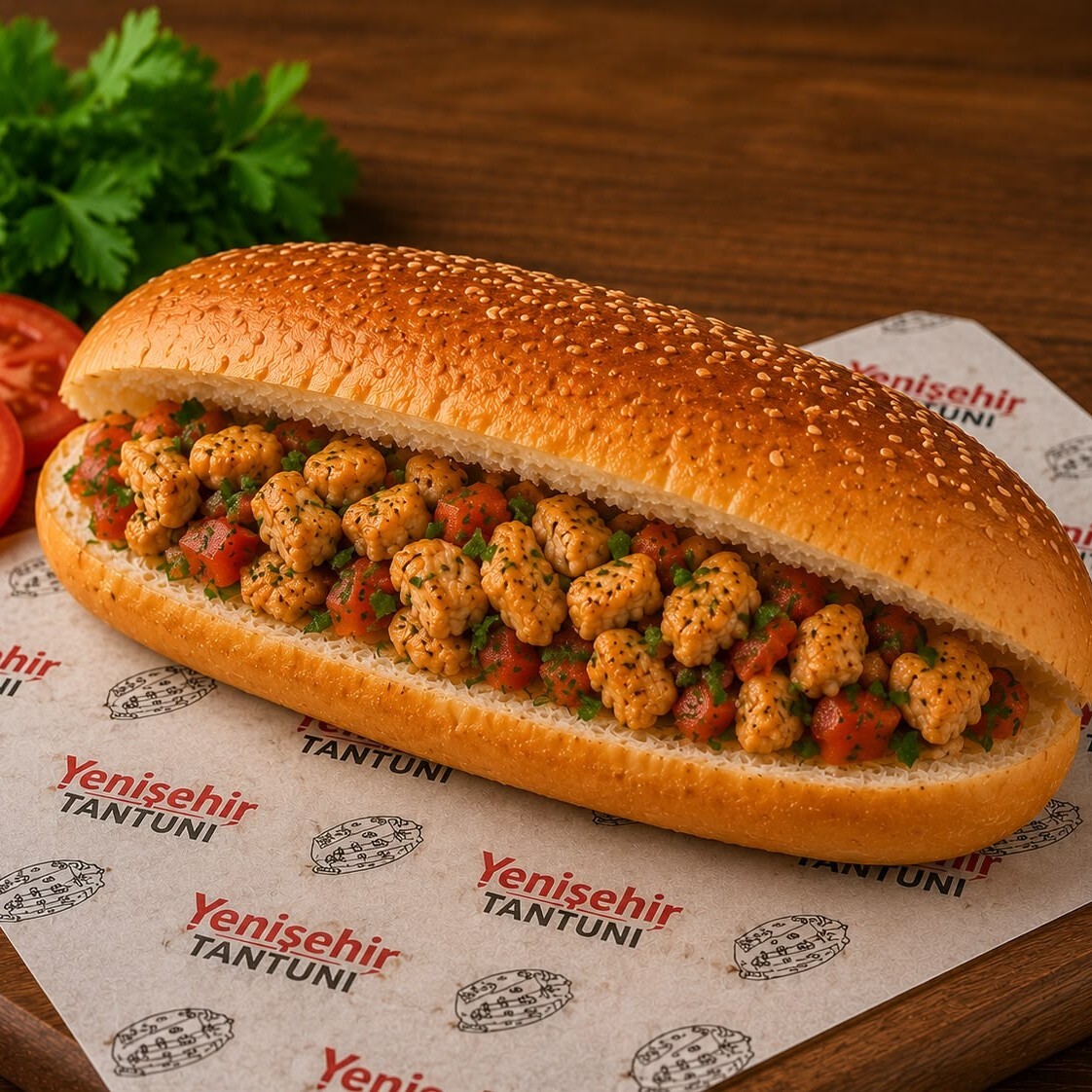 Tavuk Tantuni Ekmek