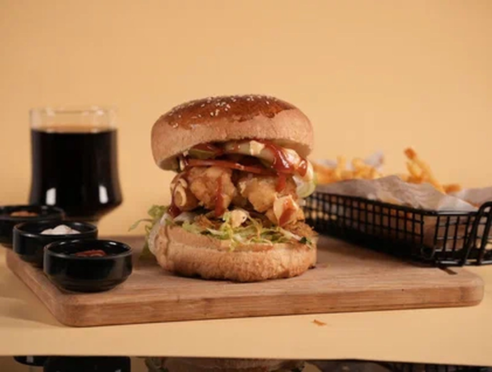 Vegan Burger Menü