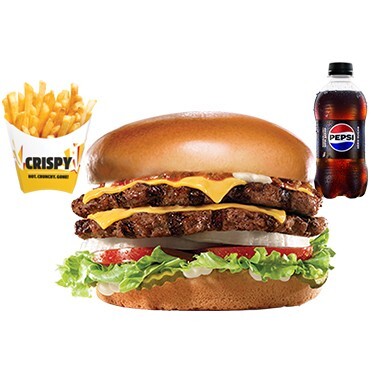 Super Star with Cheese Burger Menü