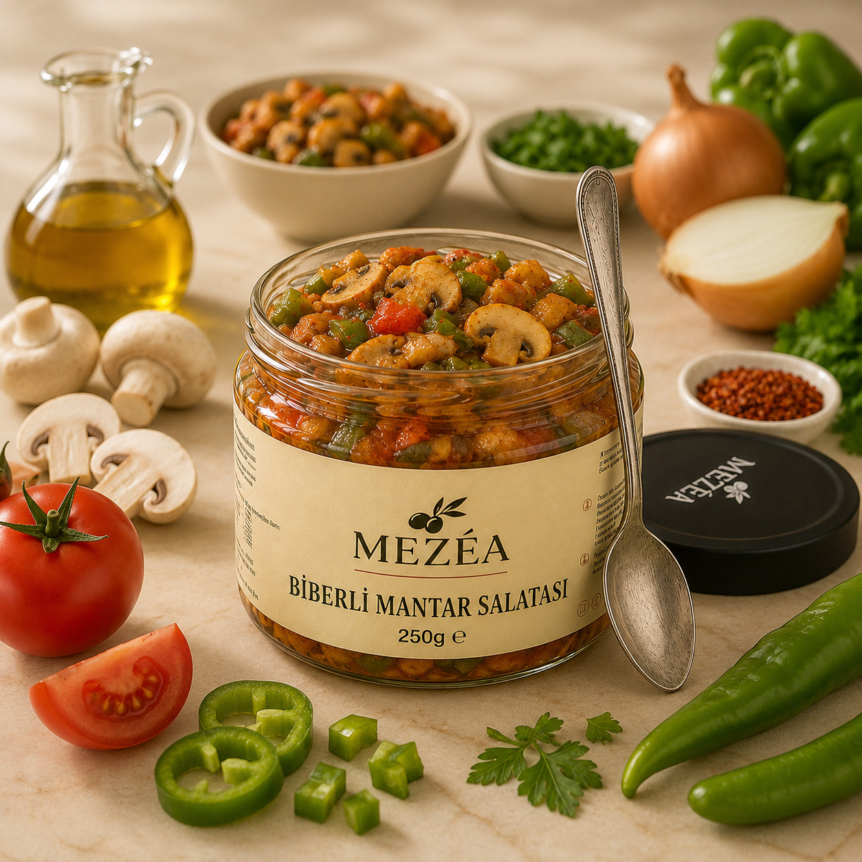Biberli Mantar Salatası (250 G)