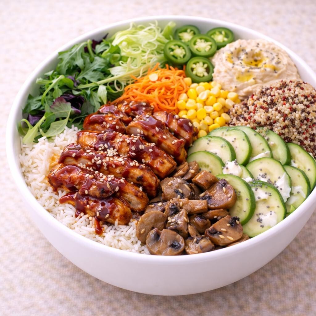 Acı Tatlı Tavuk Bowl (740gr)