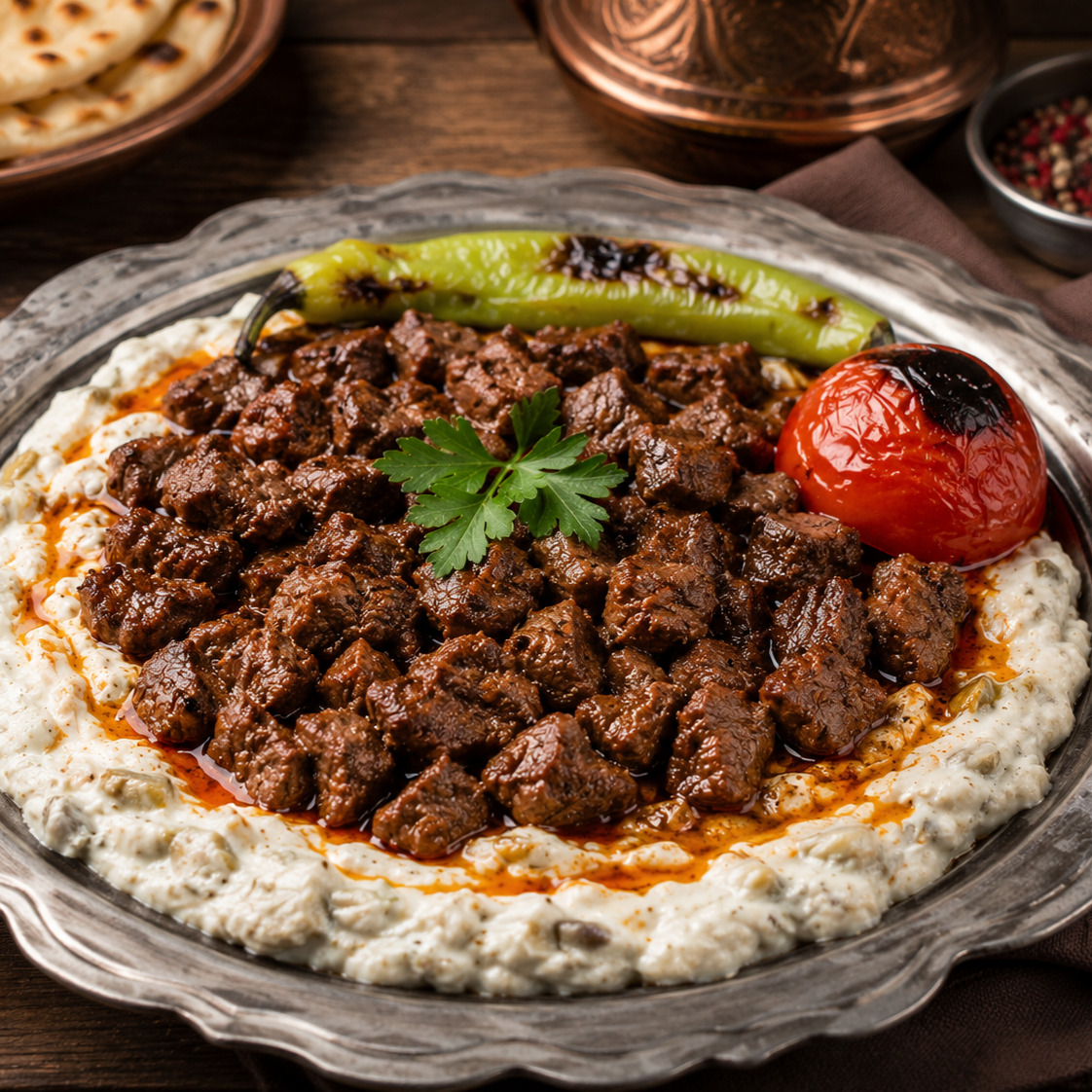 Alinazik Kebap (Kıymadan)