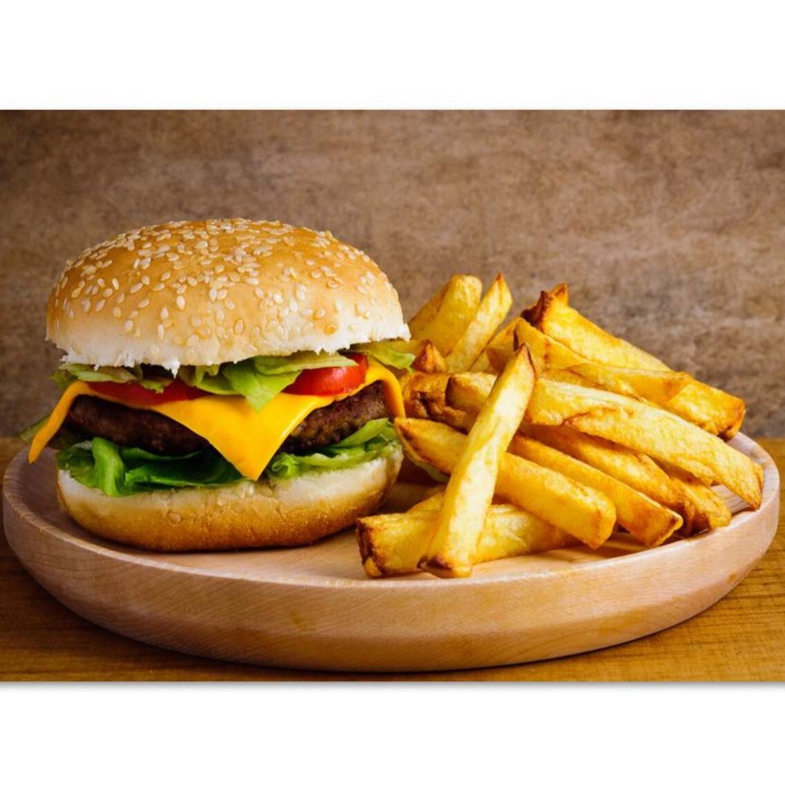 Cheeseburger + Cips