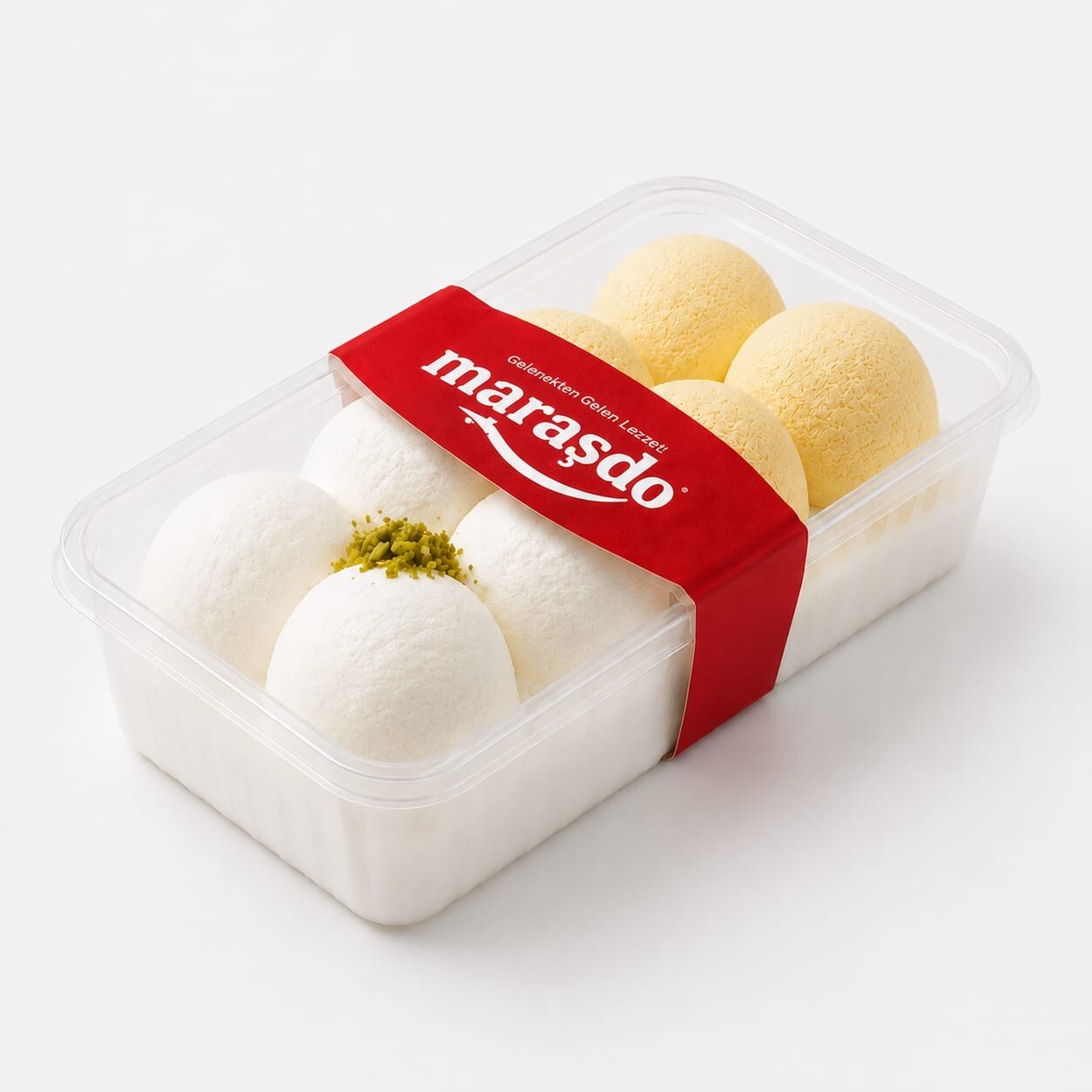 Maraşdo Vanilya Kavun Açık Dondurma ( 500 GR )