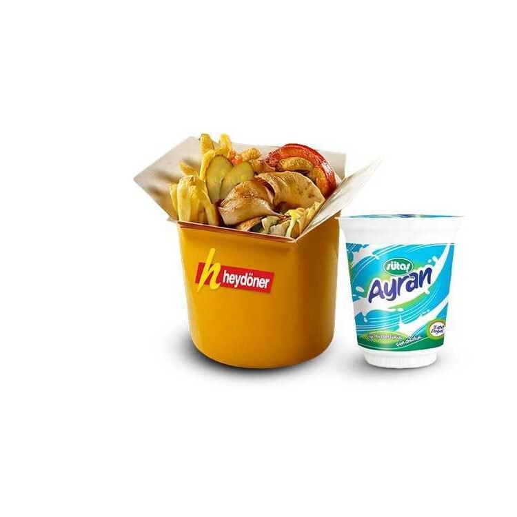 Döner Box Eko Menü (Tavuk Dönerden)