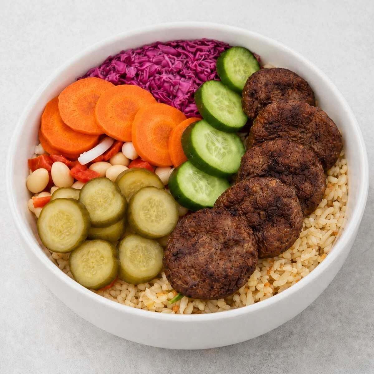 Köfte Piyaz Bowl