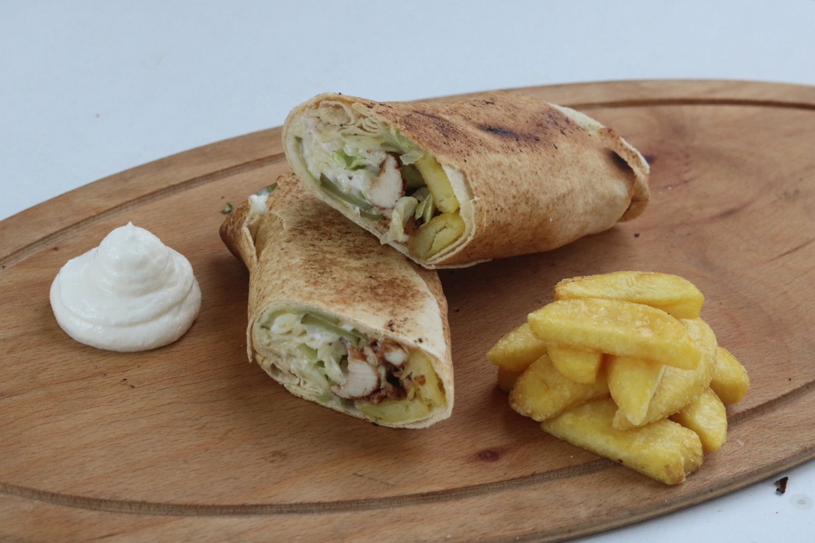 Lübnan Lavaşlı Tavuk Döner Antakya Soslu