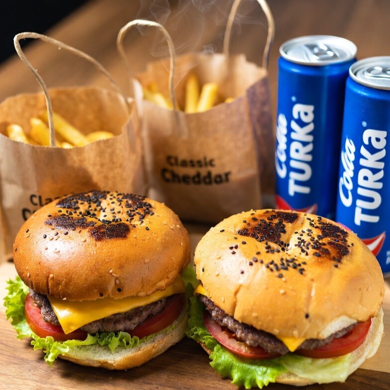 2 adet Klasik Köfte Burger menü