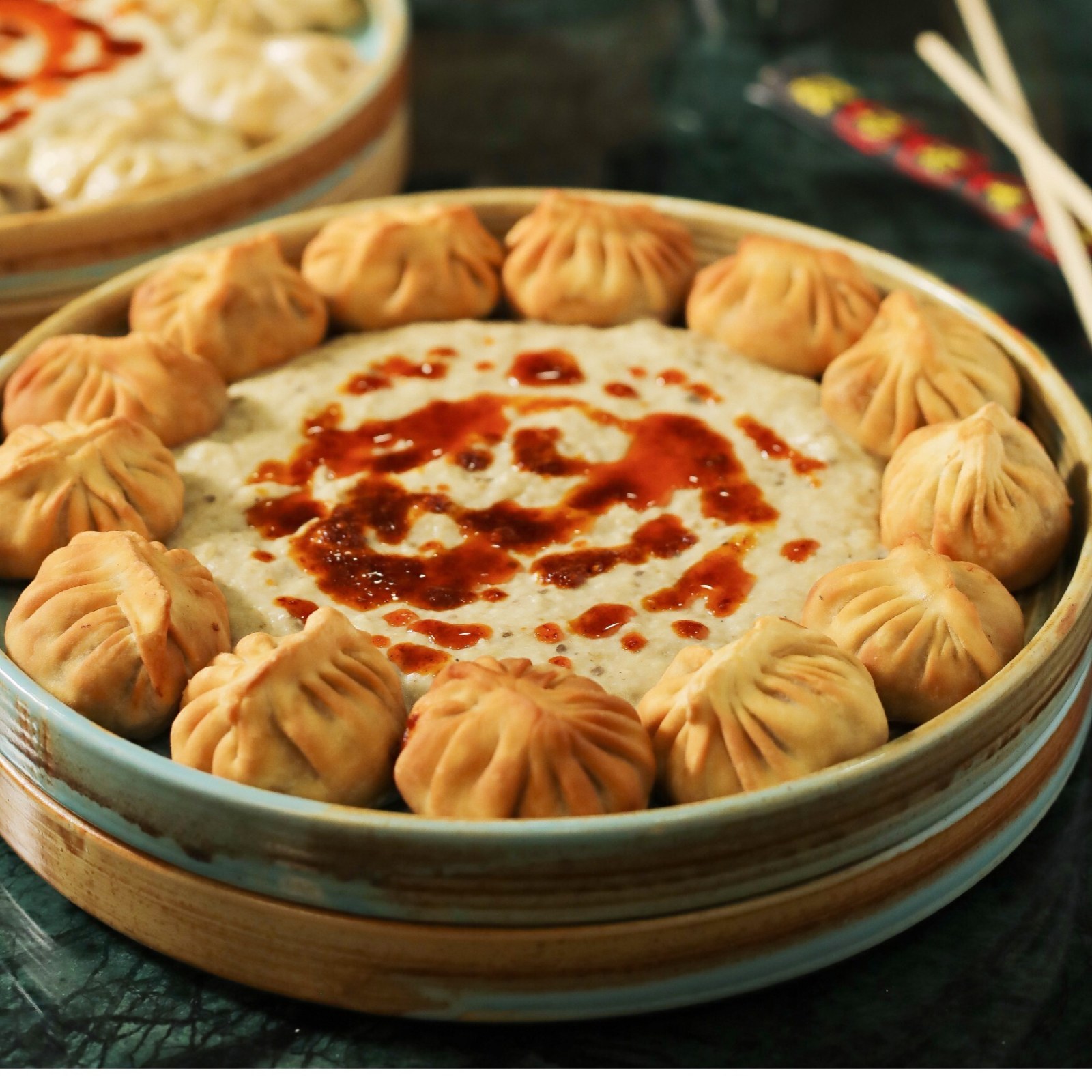 Beğendili Momo Kızarmış Mantı
